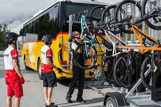 Postauto Veloplatz-Reservationspflicht